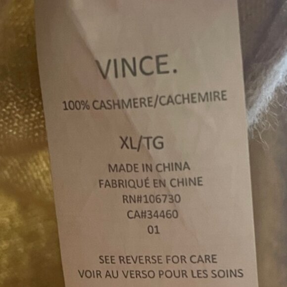Vince Cashmere Sweater XL - Picture 4 of 6
